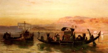 Frederick Arthur Bridgman : Cleopatras Barge